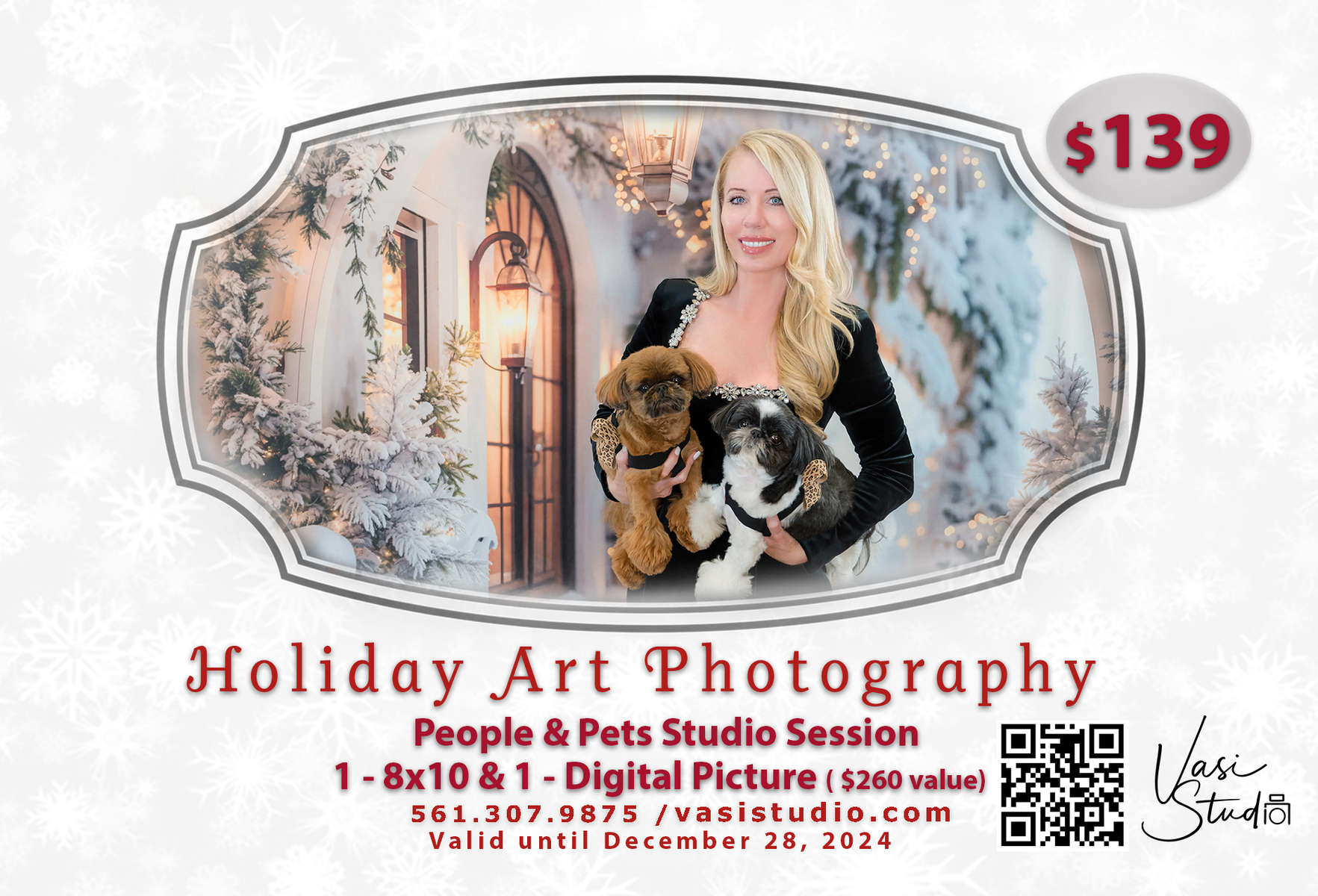 Holiday, Christmas Family Portraits for Christmas cards, dog portraits, Palm Beach, Jupiter, West Palm Beach