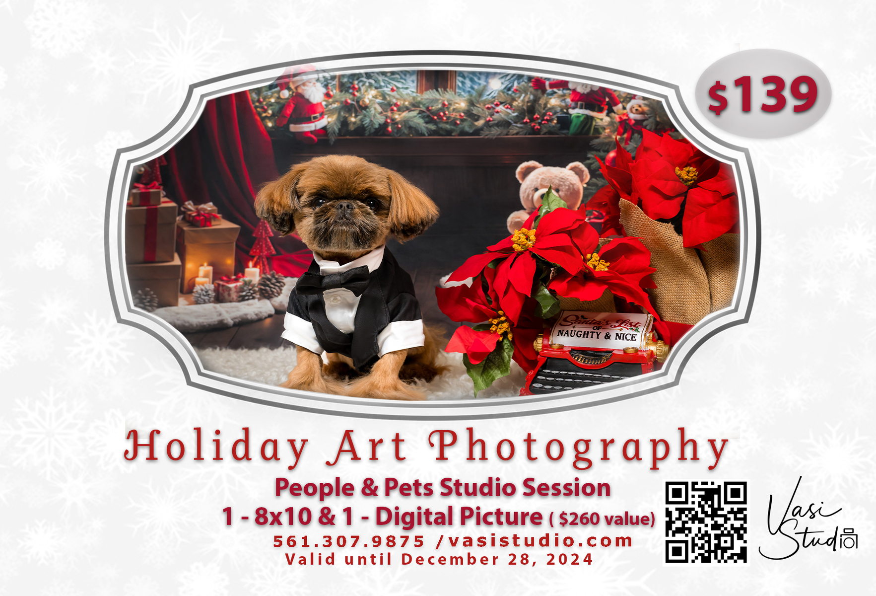 Holiday, Christmas Family Portraits for Christmas cards, dog portraits, Palm Beach, Jupiter, West Palm Beach